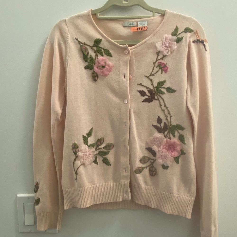 Embroidered cardigan